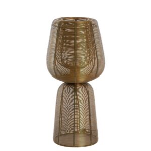 Laagste prijs - Light & Living TafellampAboso koper brons Ø 24cm - 1883418