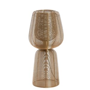 Laagste prijs - Light & Living TafellampAboso goud Ø 24cm - 1883485