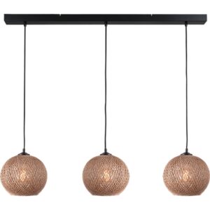 Laagste prijs - Masterlight 3-lichts hanglampCorda rotan Ø 20cm - 2236-05-100-3-20