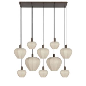 Laagste prijs - Light & Living 10-lichts hanglampHuxi japandi - 2997283