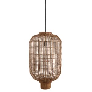 Laagste prijs - Light & Living Natuurlijke hanglampDorzan donker Ø 37cm - 2998764