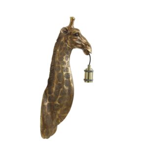 Laagste prijs - Light & Living WandlampGiraffe brons - 3122585