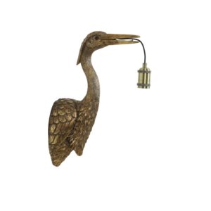Laagste prijs - Light & Living WandlampCrane brons vogel - 3122685