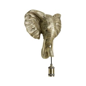 Laagste prijs - Light & Living WandlampElephant goud - 3123685