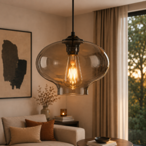 Laagste prijs - Artdelight HanglampToronto smoke glas - HL TORONTO GR