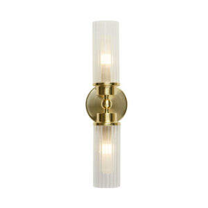 Laagste prijs - Searchlight 2-lichts wandlampImperial goud - 29982SB