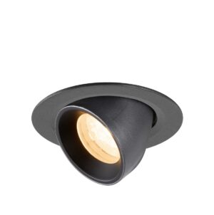 Laagste prijs - SLV InbouwspotNuminos Gimble XS zwart 2700K - 40gr - 1010029